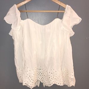 Off the shoulder blouse